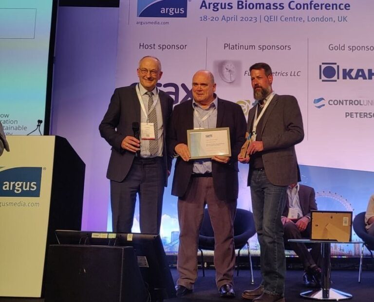 WPAC wins sustainability award at Argus Biomass Conference Canadian